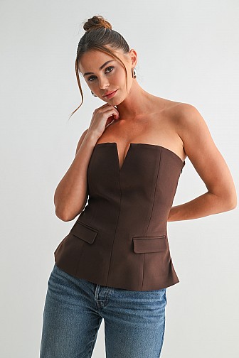 Isla Peplum Top